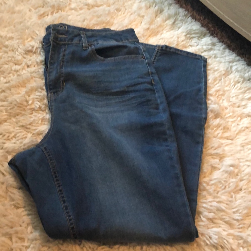 High waist skinny jeans